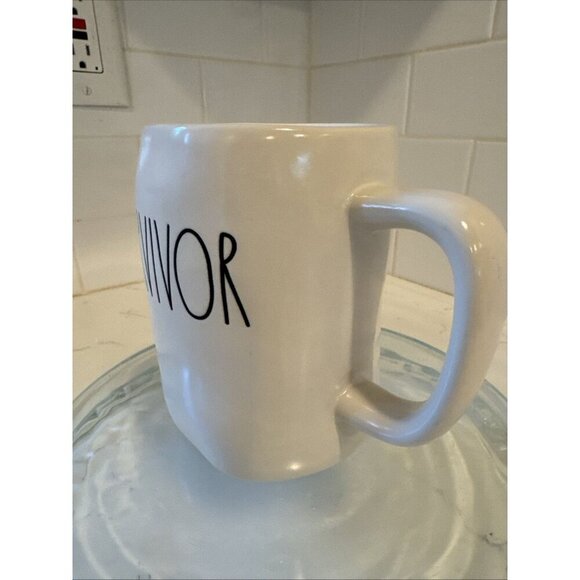 Rae Dunn Artisan Collection SURVIVOR Ceramic Coffee Mug By Magenta - Picture 2 of 10